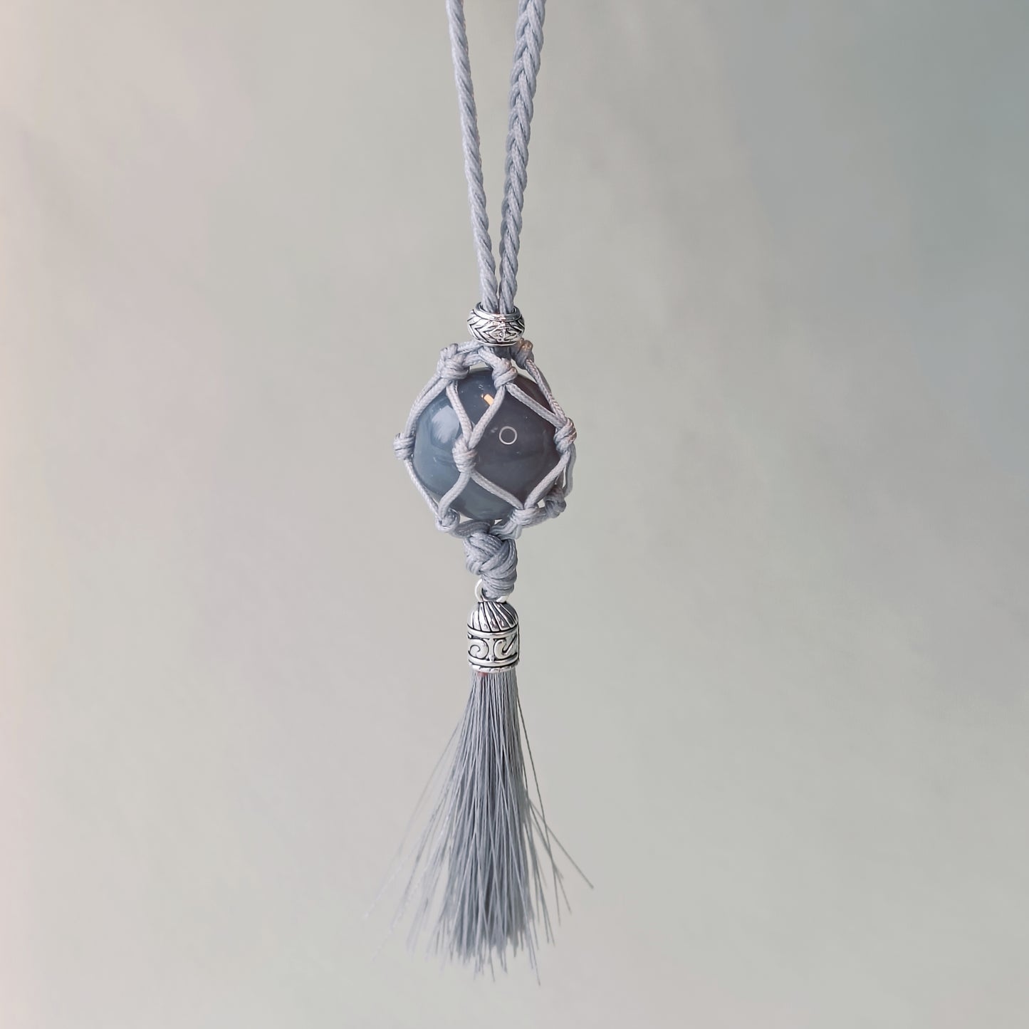 Pallokoru, akaatti (harmaa)