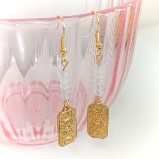 Korvikset vuorikristalli